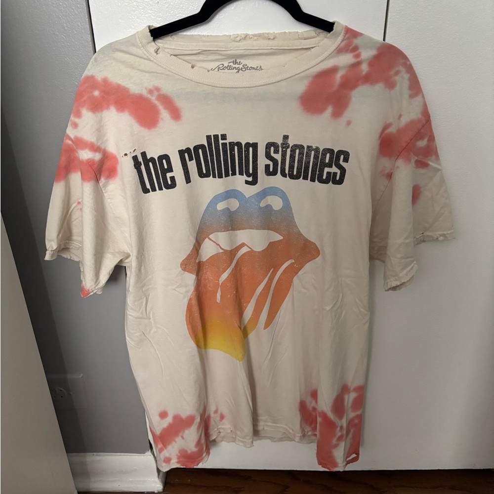 Urban Outfitters Rolling Stones Tie-Dye Graphic T-Shirt
